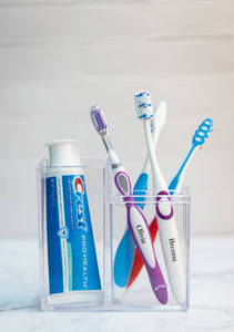 Toothbrush Organizer Clear Acrylic